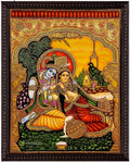 Krishna Traditional Tanjore Painting