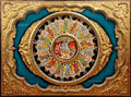 Rasaleela Semi Embossed Tanjore Painting