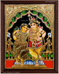 Radhe Krishna 2 Tanjore Painting