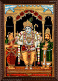 Krishna Traditional Tanjore Painting