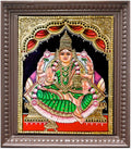 Lakshmi Light Green Tanjore Painting