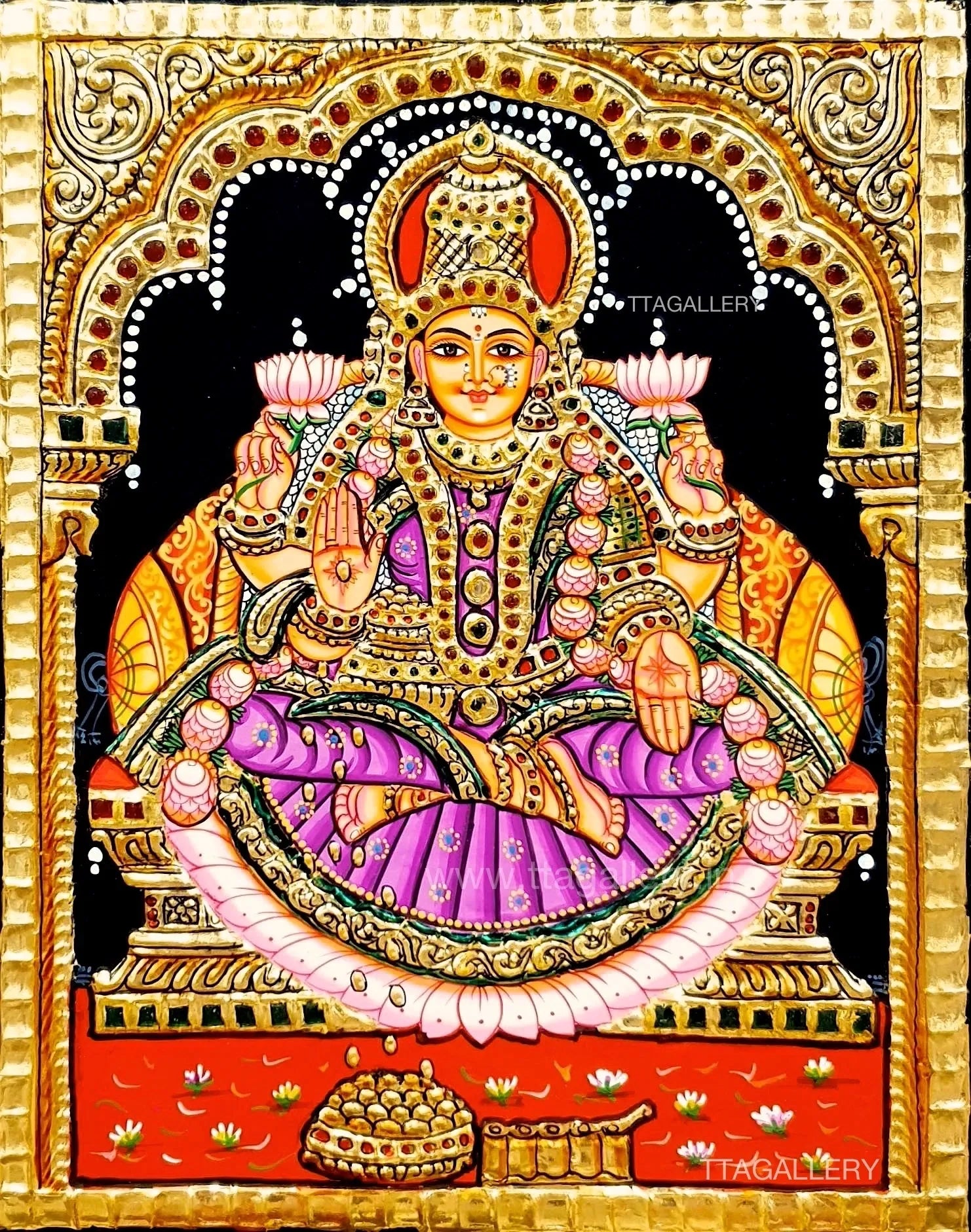 Lakshmi Tanjore Painting
