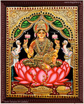 Gaja Lakshmi Tanjore Painting