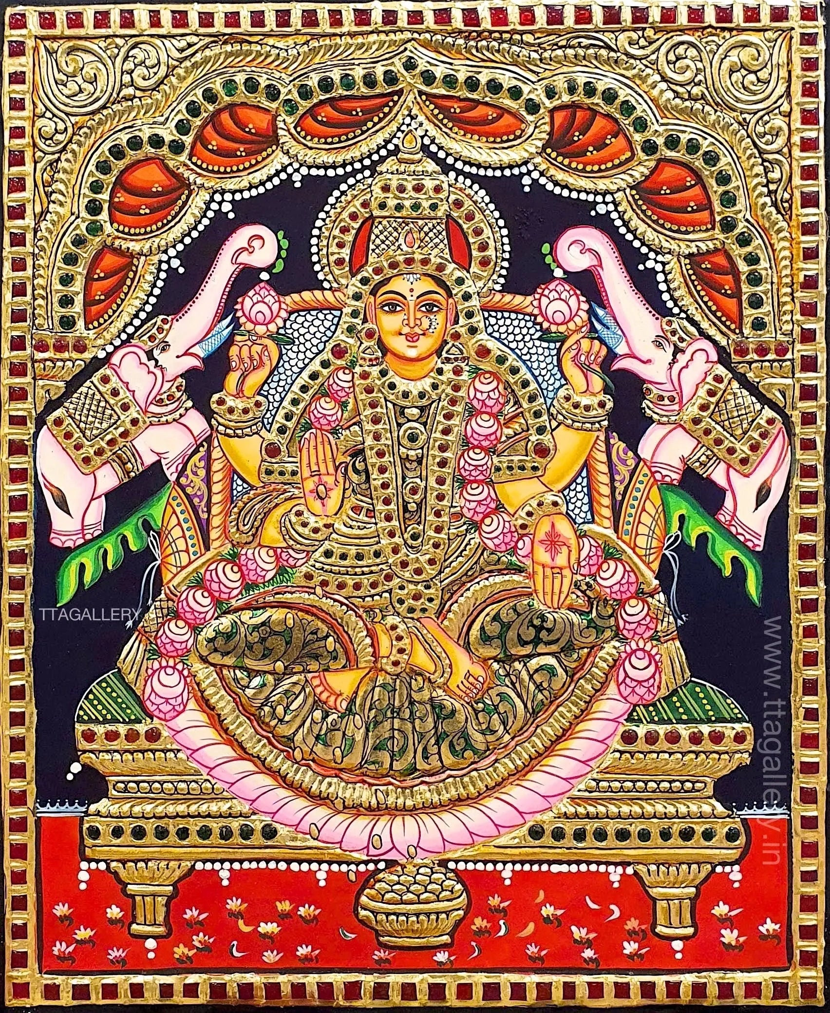 Lakshmi Tanjore Painting