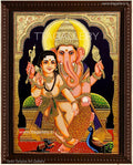 Ganesha Murugan Tanjore Painting