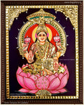 Lakshmi Lotus South Tanjore Painting