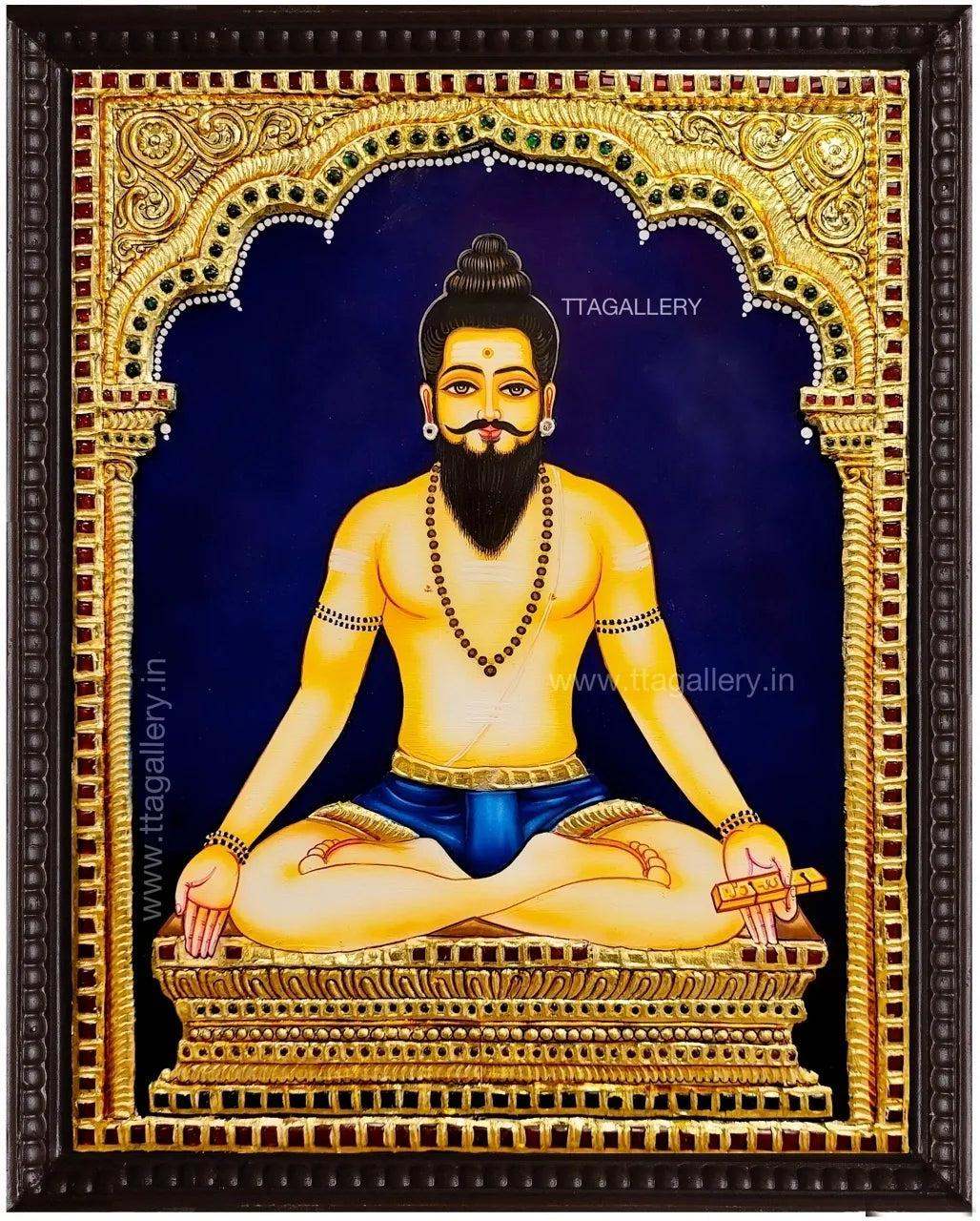 Munivar Traditional Tanjore Painting