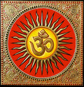 OM Symbol Tanjore Painting