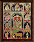 11 Panel God Tanjore Painting