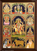 Pooja Painting Hanuman Tanjore Painting
