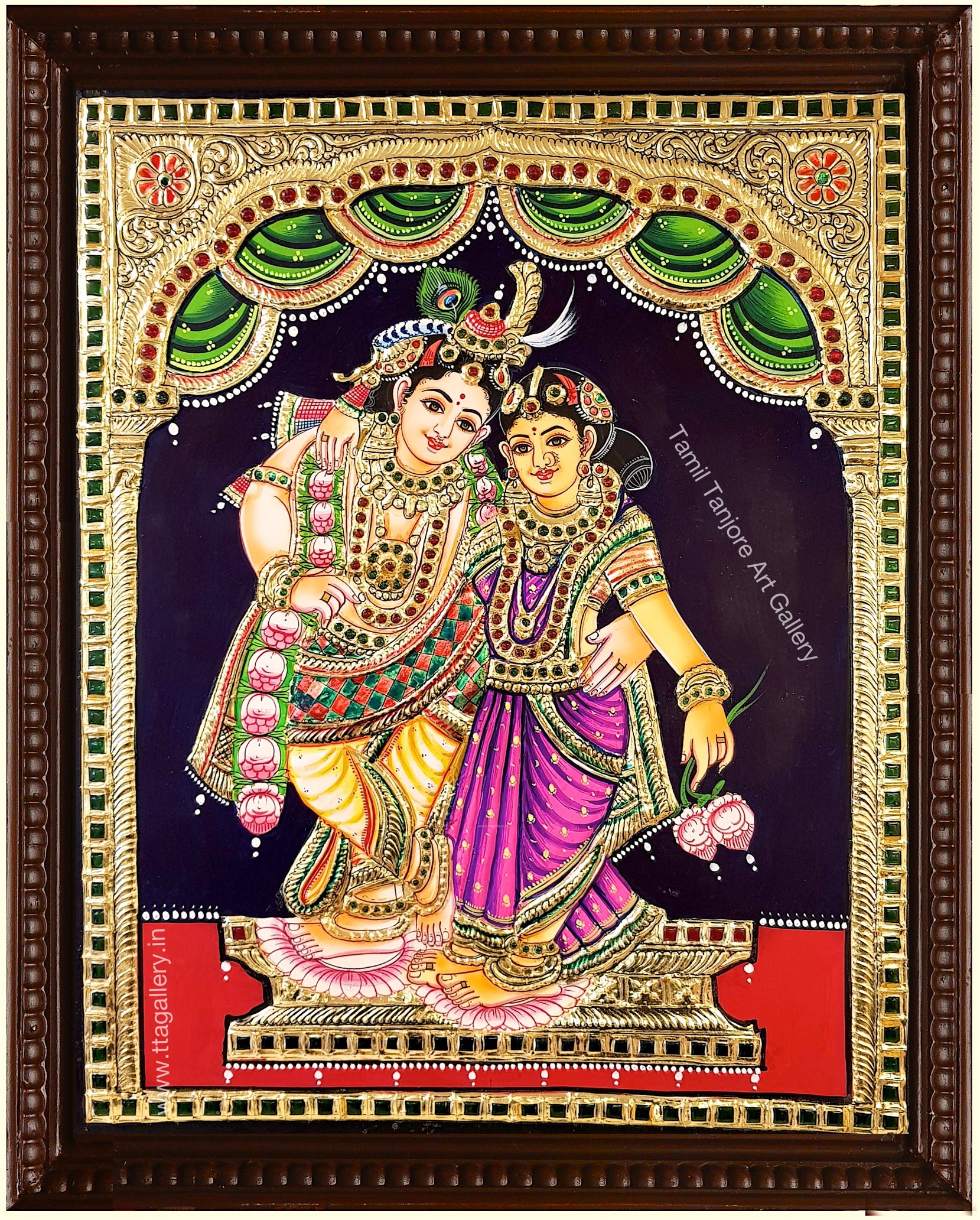 Yasodha Kannan Gold Tanjore Painting