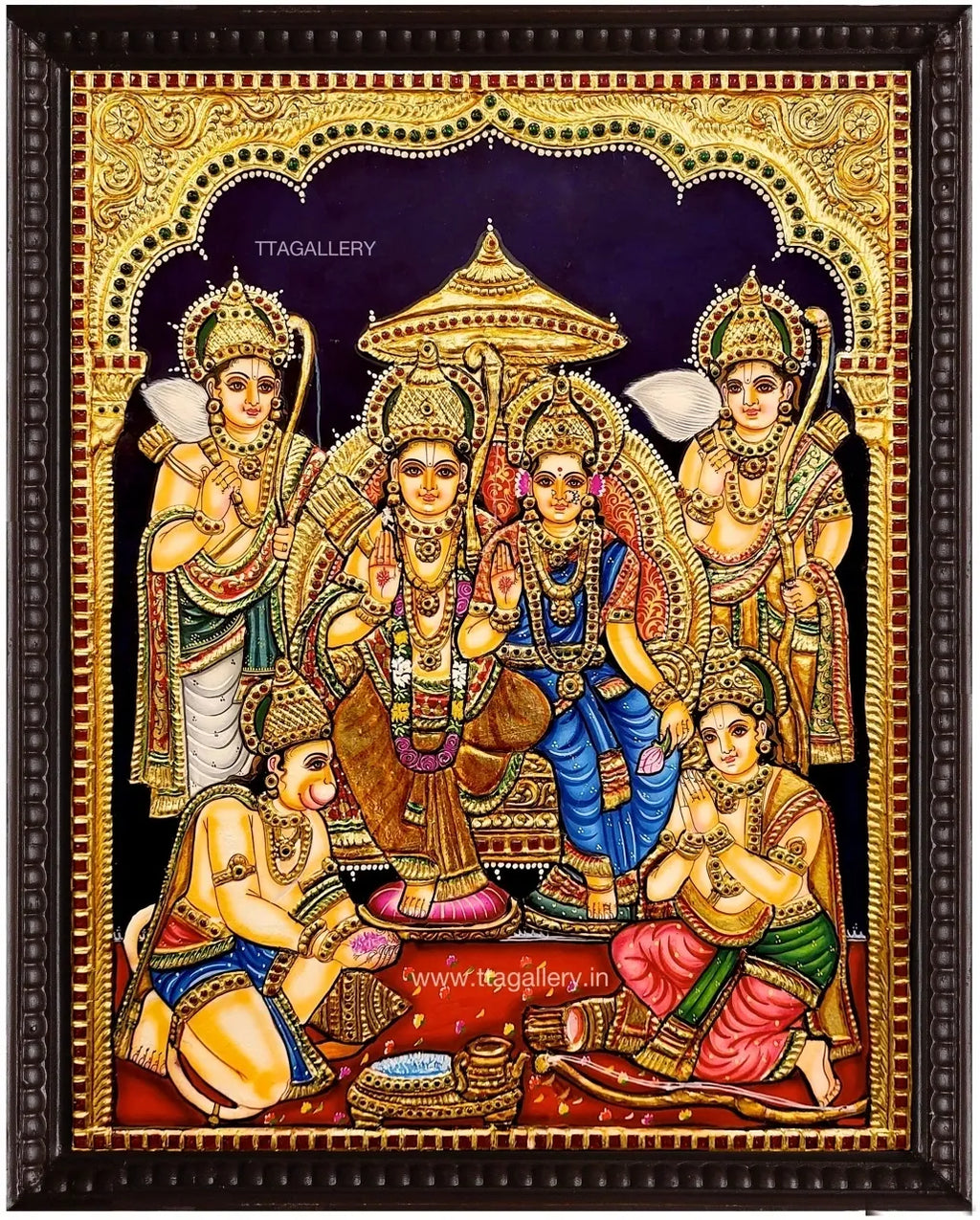 Kodandaramar Traditional Tanjore Painting