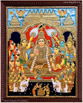 Ramar Pattabishegam skin tone Tanjore Painting