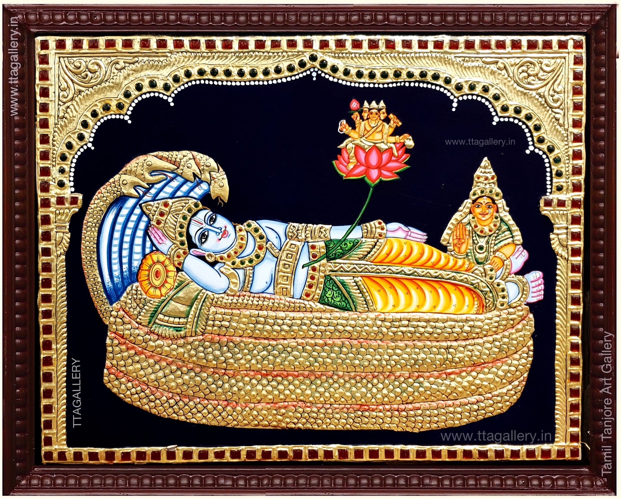 Ranganathar Tanjore Painting