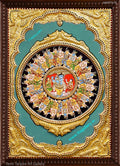 Semi Rasaleela Tanjore Painting