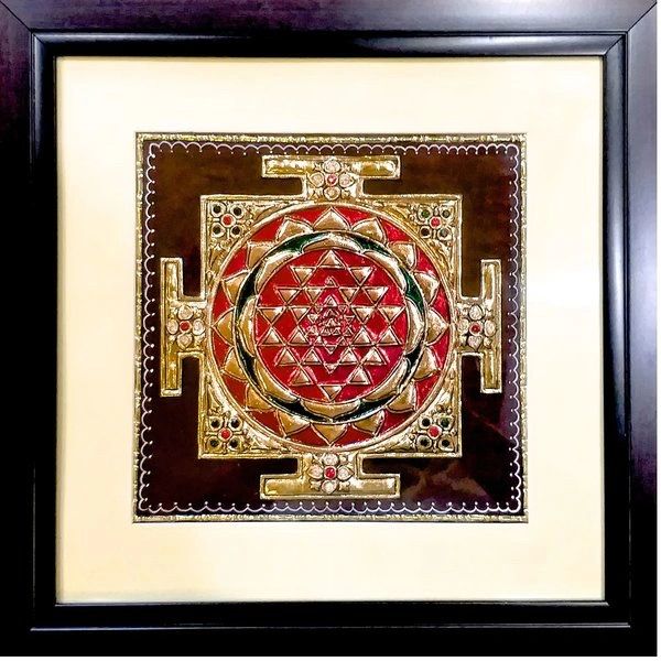 Sri Chakaram Tanjore Painting