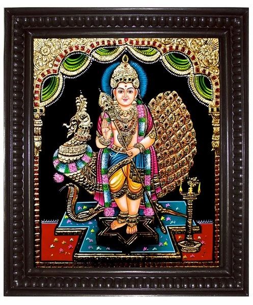 Murugan Tanjore Painting