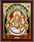 Saraswathi Antique finish Semi Embossed Tanjore Painting