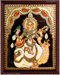 Saraswathi Tanjore Painting
