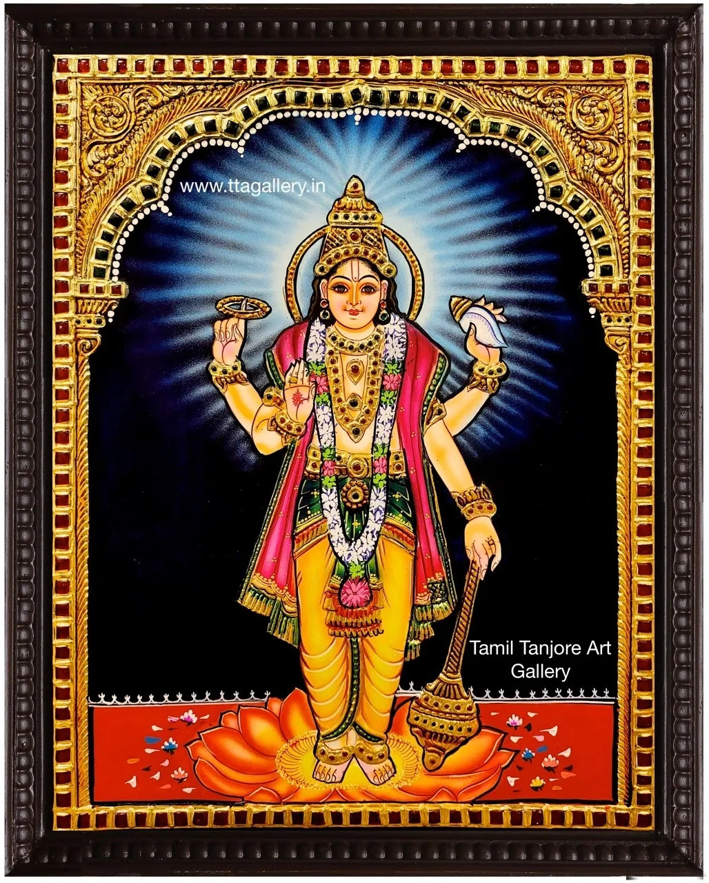 Sathyanarayanan Traditional Tanjore Painting