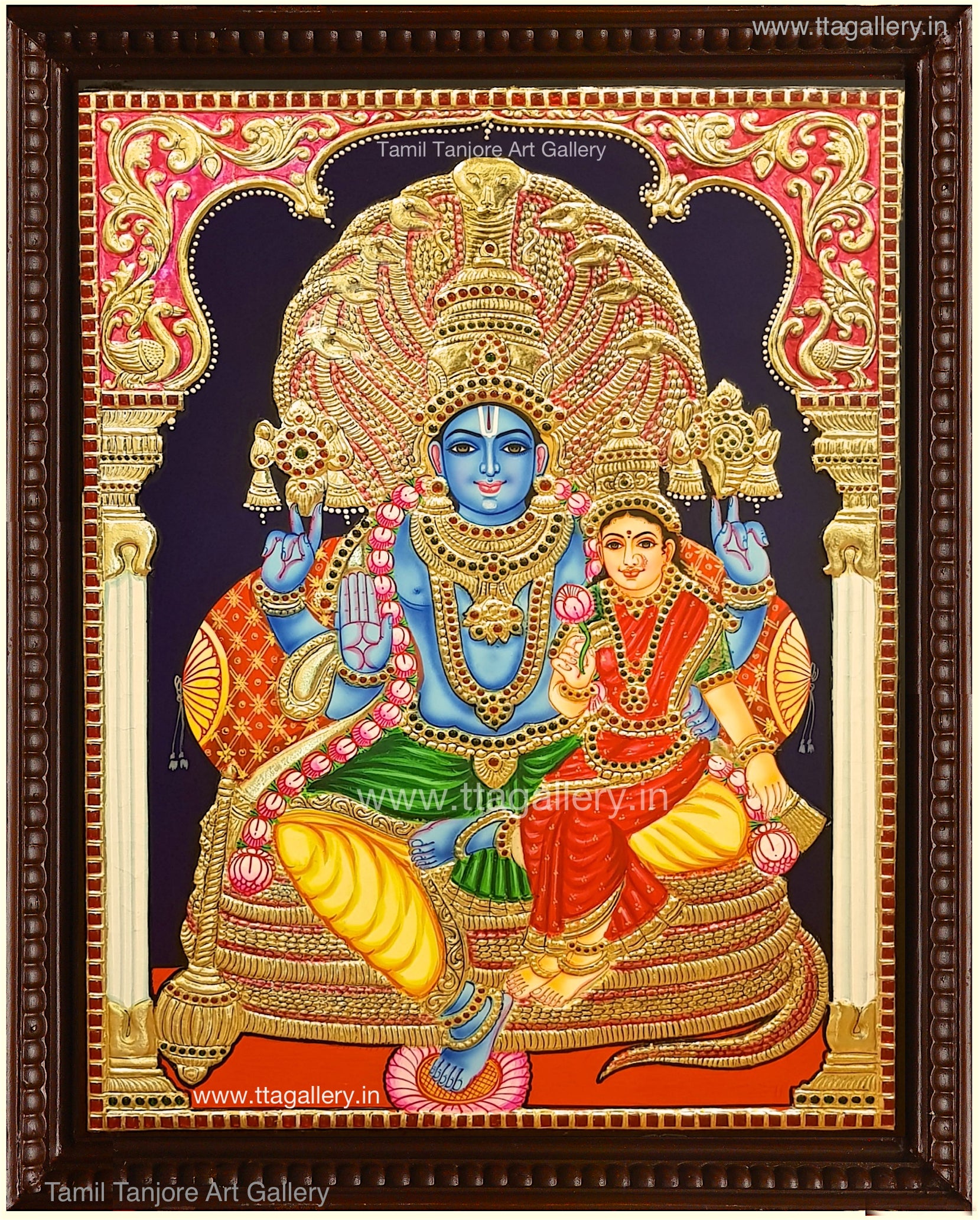 Lakshmi Narayan Tanjore Painting