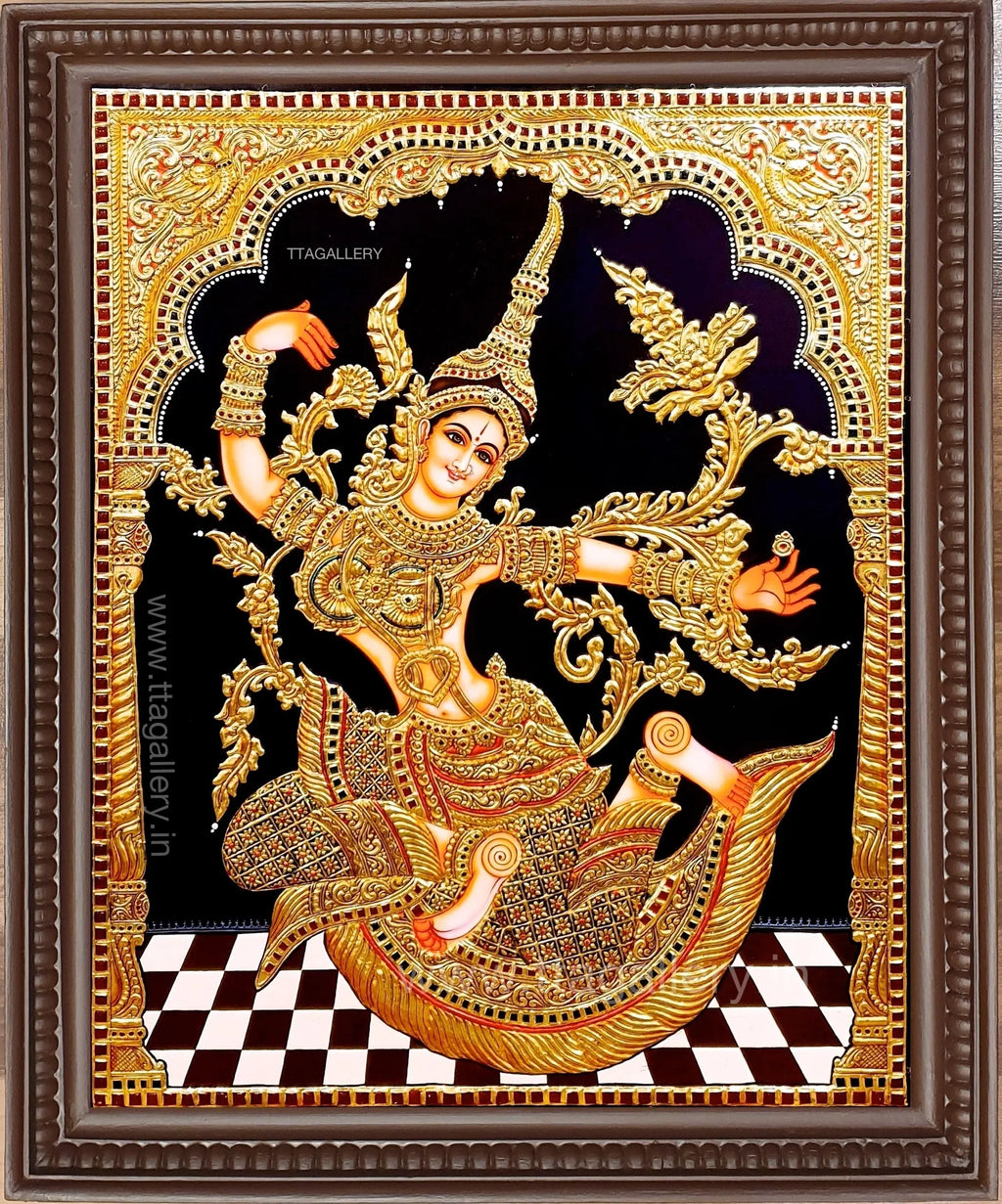 Indonesia Sita Tanjore Painting