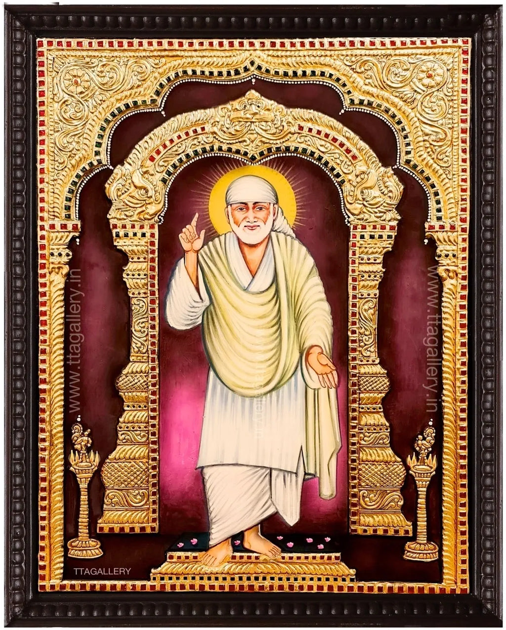 Sai baba Tanjore Painting