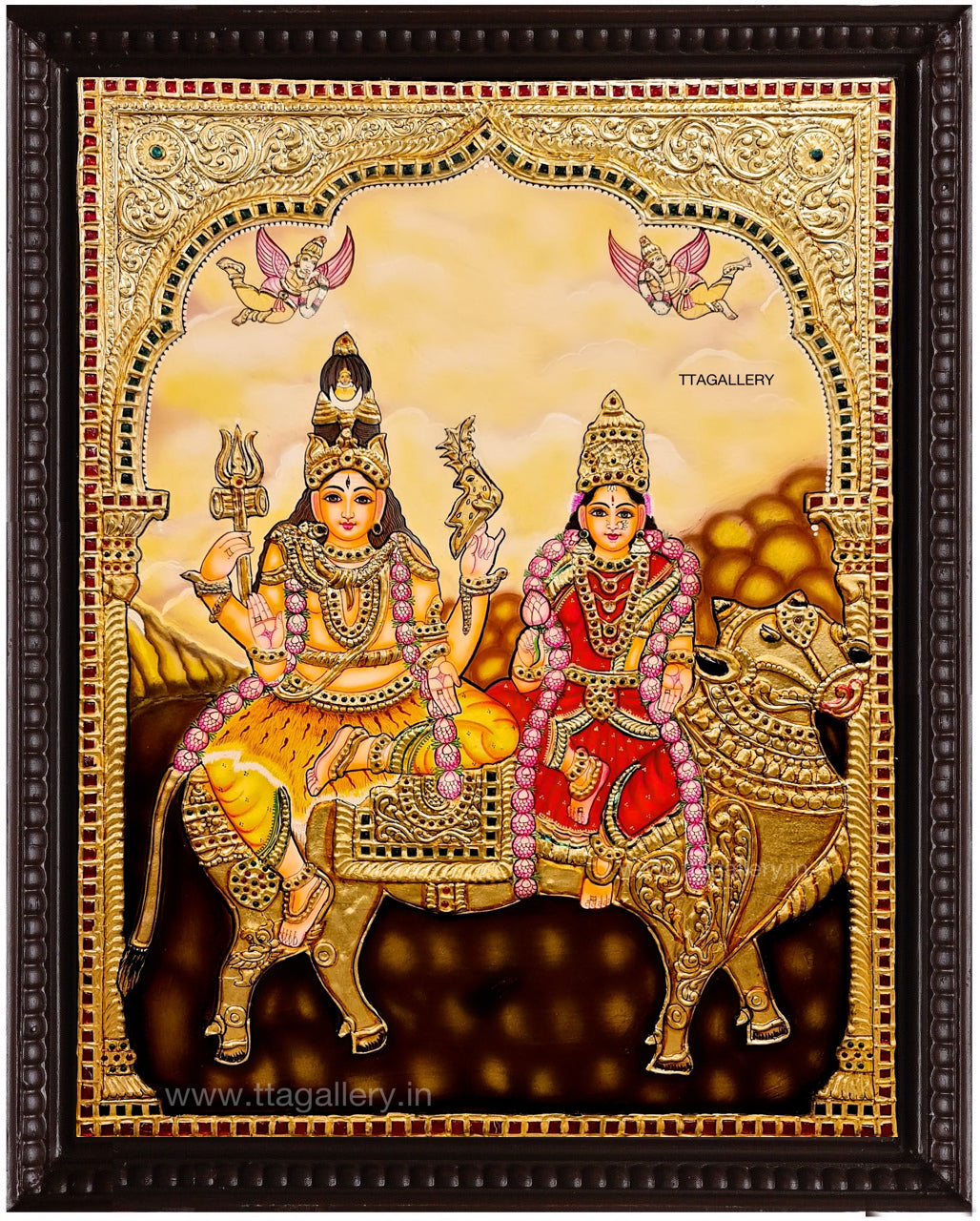 Shivan Tanjore Painting