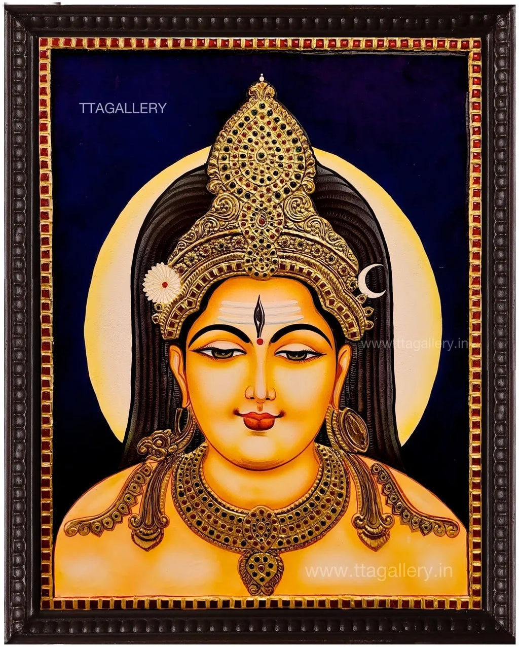 Shivan Traditional Tanjore Painting