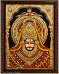 Shyam Ji semi Embossed Tanjore Painting