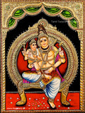 Siva Murugan Tanjore Painting