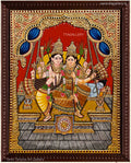 Soundarya Lahari Tanjore Painting
