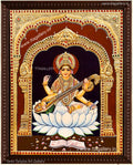 Saraswathi Tanjore Painting