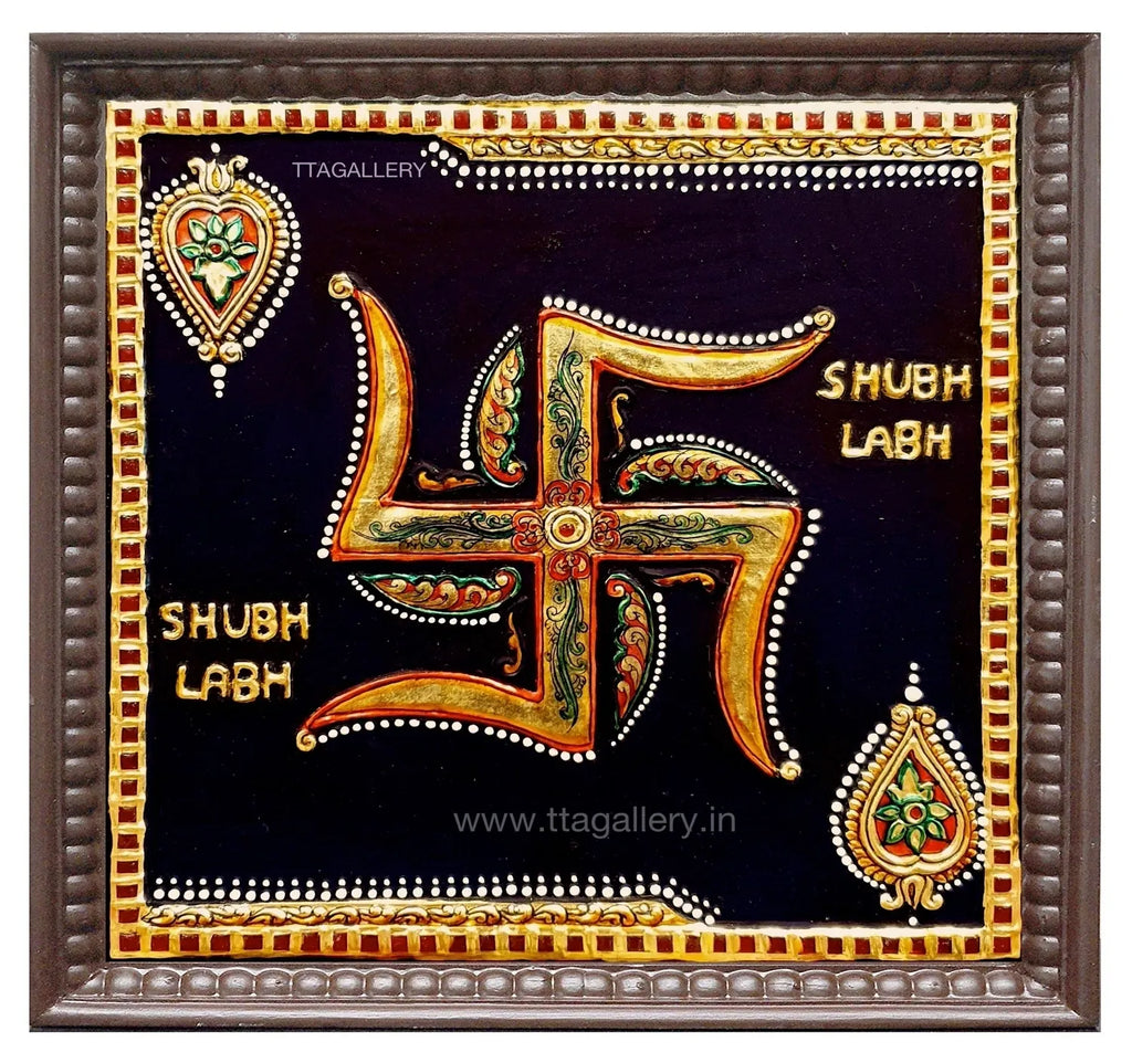 Swastik Tanjore Painting