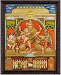 Chidambaram Thillai Natrajar 2D Tanjore Painting