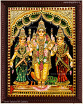 Murugan Valli Deivanai Tanjore Painting