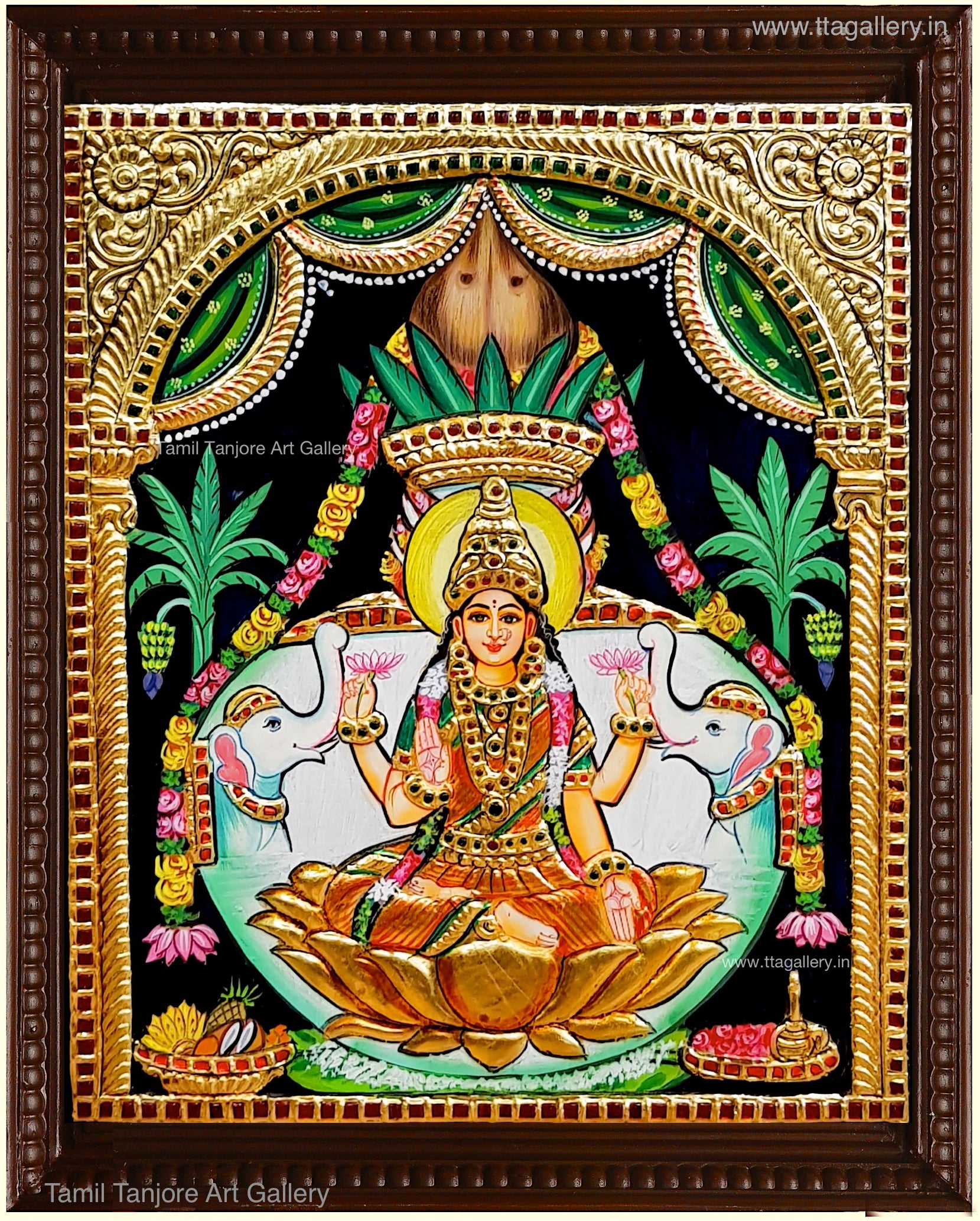 Varalakshmi Tanjore Painting